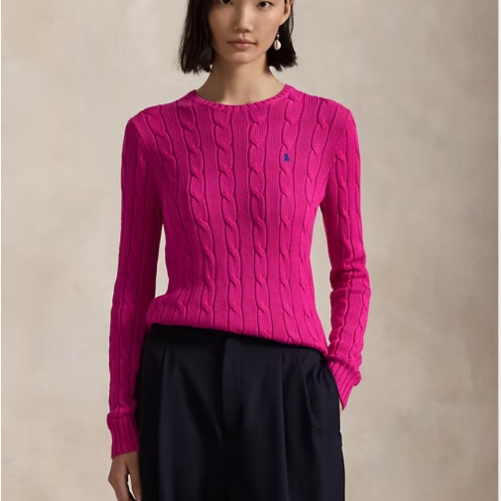 Polo Ralph Lauren Crew Neck Cable Knit Sweater